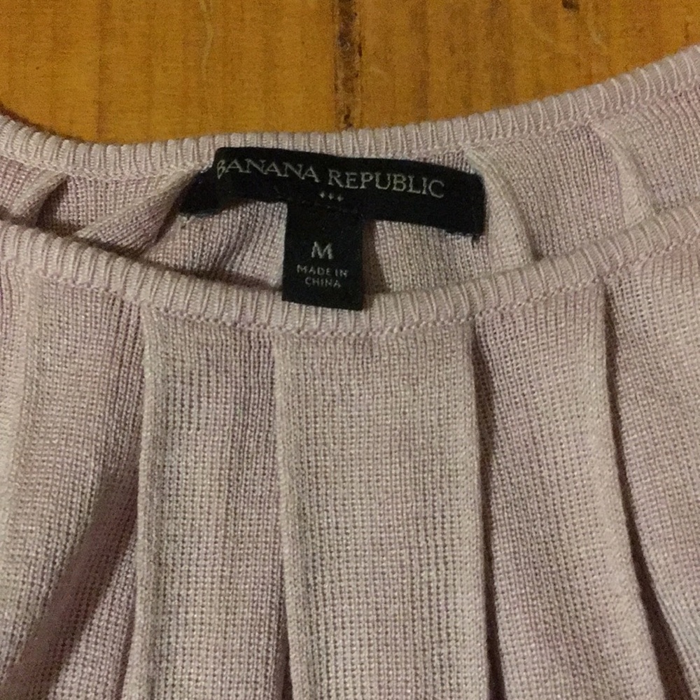 2/$10 Banana Republic dusty rose scoop neck sweater - Picture 2 of 5